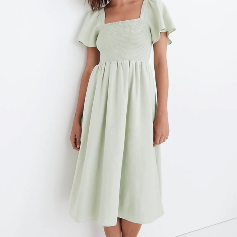 Madewell Lucie Green Dress